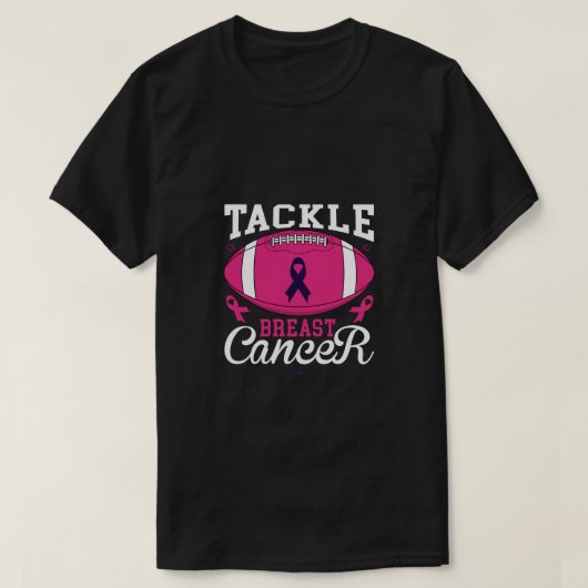 borstkanker aanpakken t-shirt (Design voorkant)
