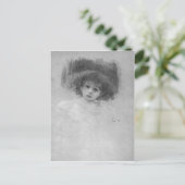 Borstkanker afbeelding van een kind door Gustav Kl Briefkaart (Staand voorkant)