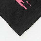Borstkanker Amerikaanse vlag Borstkanker Overleven Fleece Deken (Hoek)
