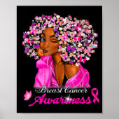 Borstkanker Awareness African American Women Mel Poster (Voorkant)