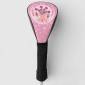 Borstkanker Awareness and Pink Golfheadcover (Voorkant)