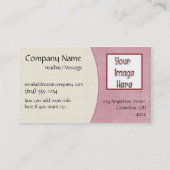 Borstkanker Awareness Angel D1 Visitekaartje (Achterkant)