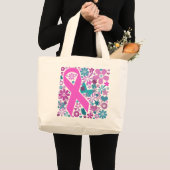 Borstkanker Awareness Bag Grote Tote Bag (Voorkant (product))