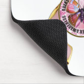 Borstkanker Awareness Butterfly Muismat (Hoek)