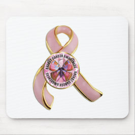 Borstkanker Awareness Butterfly Muismat