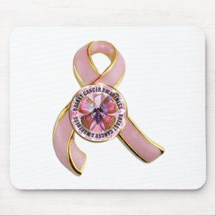 Borstkanker Awareness Butterfly Muismat