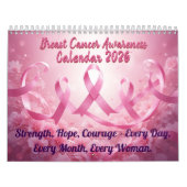 Borstkanker Awareness Calendar 2026 Kalender (Hoes)