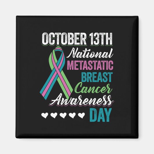 Borstkanker Awareness Day 13 oktober Magneet (Voorkant)
