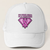 Borstkanker Awareness Diamond Logo Trucker Pet (Voorkant)