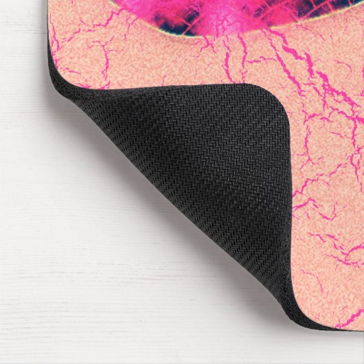 Borstkanker Awareness Dragonfly Muismat (Hoek)