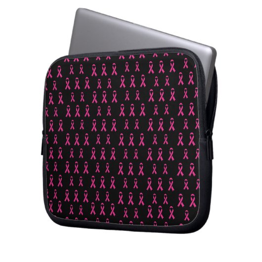 Borstkanker Awareness Electronics Bag Laptop Sleeve (Voorkant Links)