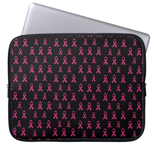 Borstkanker Awareness Electronics Bag Laptop Sleeve (Voorkant)
