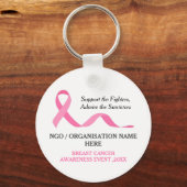 Borstkanker Awareness Event Promotional Sleutelhanger (Voorkant)