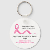 Borstkanker Awareness Event Promotional Sleutelhanger (Achterkant)