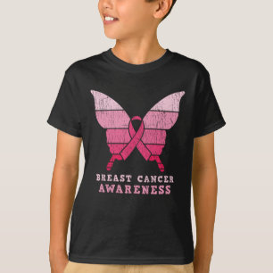 Borstkanker Awareness Family Matching Butterfly T-shirt
