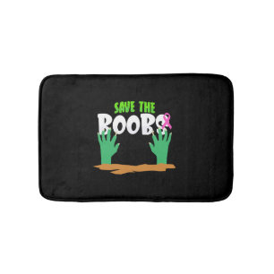 Borstkanker Awareness Halloween Badmat