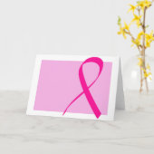 Borstkanker Awareness Kaart (Gele Bloem)
