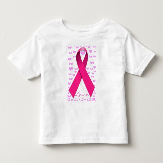 Borstkanker Awareness_ Kinder Shirts (Voorkant)