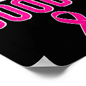 Borstkanker Awareness Month in Here voor de VS Poster (Hoek)