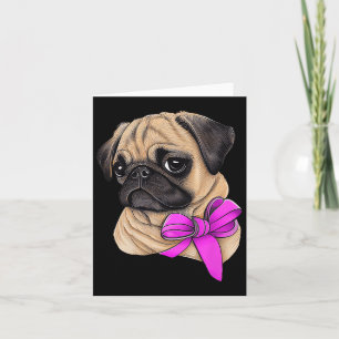 Borstkanker Awareness Pug Borstkanker Maand Kaart