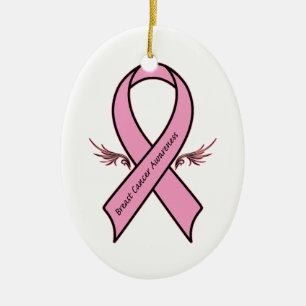 Borstkanker Awareness Ribbon Keramisch Ornament