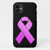 Borstkanker Awareness Ribbon on Silhouette Case-Mate iPhone Case (Achterkant)