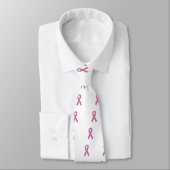 Borstkanker Awareness Ribbon Stropdas (Gebonden)