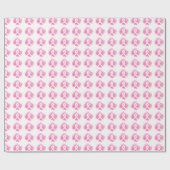 Borstkanker Awareness Ribbon Waterverf Cadeaupapier (Vlak)