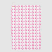 Borstkanker Awareness Ribbon Waterverf Golfhanddoek (Voorkant)