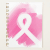 Borstkanker Awareness Ribbon Waterverf Planner (Voorkant)