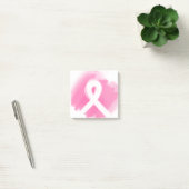 Borstkanker Awareness Ribbon Waterverf Post-it® Notes (Kantoor)
