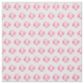 Borstkanker Awareness Ribbon Waterverf Stof (Swatch)