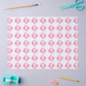 Borstkanker Awareness Ribbon Waterverf   Tissuepapier (Craft)