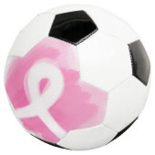 Borstkanker Awareness Ribbon Waterverf Voetbal (Drie kwart)
