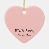 Borstkanker Awareness Rosie the Riveter Keramisch Ornament (Achterkant)