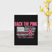 Borstkanker Awareness Shirten CK De Roze Borst Kaart (Gele Bloem)