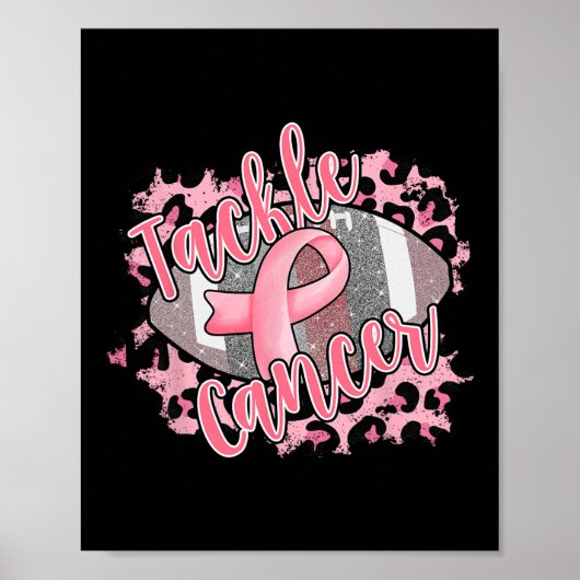 Borstkanker Awareness Support Squad Aanpak Kanker Poster (Voorkant)