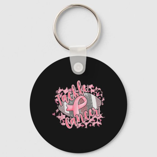 Borstkanker Awareness Support Squad Aanpak Kanker Sleutelhanger (Voorkant)