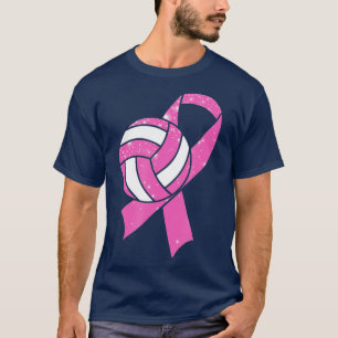 Borstkanker Awareness Surviter Volleybal T-shirt