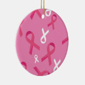Borstkanker Awareness Survivor Pink Ribbon Keramisch Ornament (Rechts)