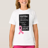Borstkanker Awareness T Shirten T-shirt (Voorkant)