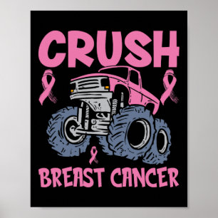 Borstkanker Awareness Truck Roze Vrouwen Mannen Jo Poster