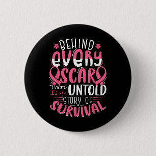 Borstkanker Awareness Warrior Pink Ribbon borst Ronde Button 5,7 Cm