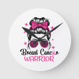 Borstkanker Awareness Warrior Ronde Klok
