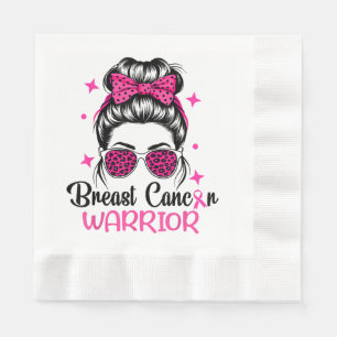 Borstkanker Awareness Warrior Servet