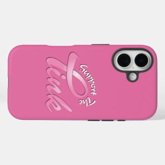 Borstkanker Awarness Case-Mate iPhone Case (Achterkant (horizontaal))