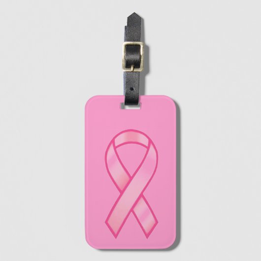 Borstkanker Bagagelabel (Voorkant (verticaal))