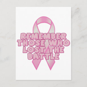 Borstkanker Battle Briefkaart