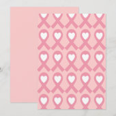 Borstkanker Bedankkaart (Voorkant / Achterkant)