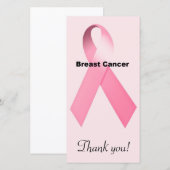 Borstkanker Bedankkaart (Voorkant / Achterkant)